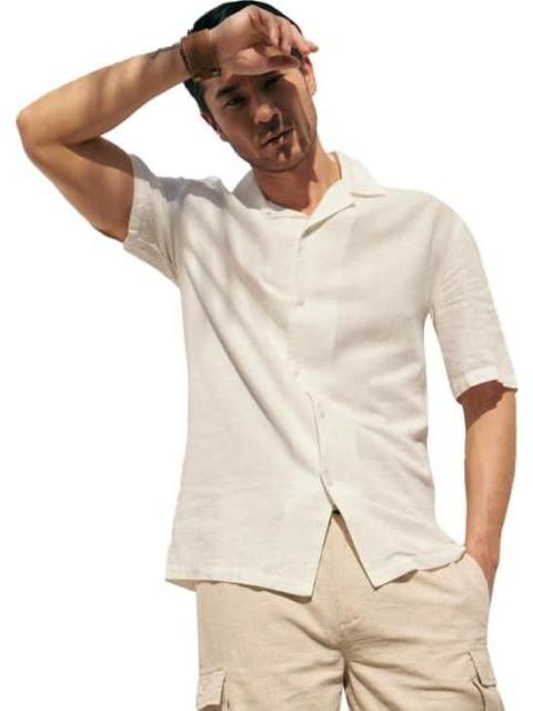 CAMISA ROPA CASUAL HUESO NEXT CO