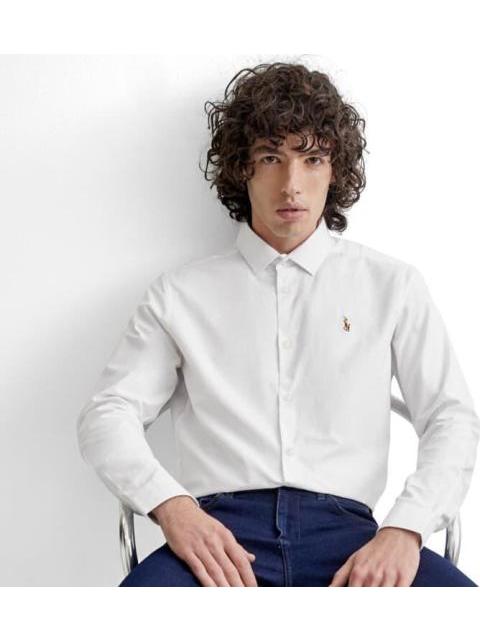 CAMISA SLIM FIT MANGA LARGA BLANCO HPC POLO