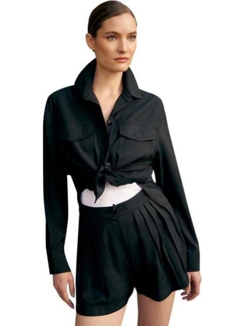 CAMISOLA LARGA LISA NEGRO HOLLY LAND