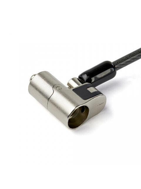 STARTECH  CANDADO DE LLAVE PARA LAPTOPS 2 METROS NEGRO