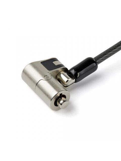 STARTECH  CANDADO DE LLAVE PARA LAPTOPS 2 METROS NEGRO