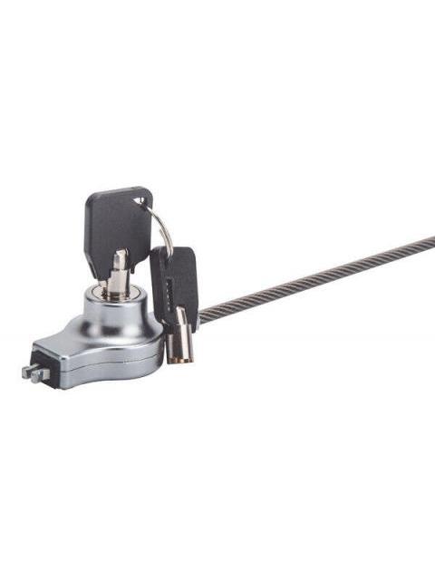 MANHATTAN CANDADO DE LLAVE PARA LAPTOP 440295 2 METROS NEGRO
