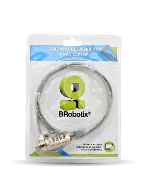 CANDADO PARA LAPTOP BROBOTIX 128899 PLATA CANDADO UNIVERSAL