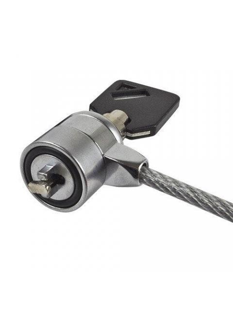 PERFECT CHOICE CANDADO DE LLAVE PARA LAPTOPS PC-160076 2 METROS GRIS