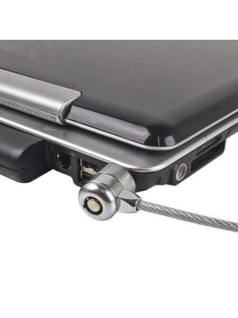 PERFECT CHOICE CANDADO DE LLAVE PARA LAPTOPS PC-160076 2 METROS GRIS