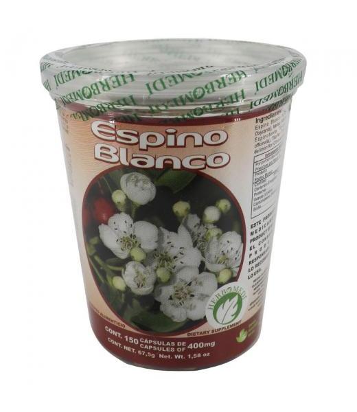 CAPS. ESPINO BLANCO C 150 HERBOMEDI