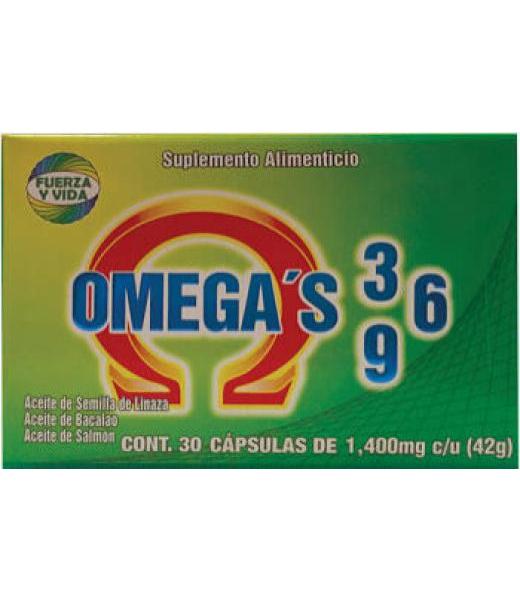 CAPS. OMEGA 369 C 30 NUTRY SALUD