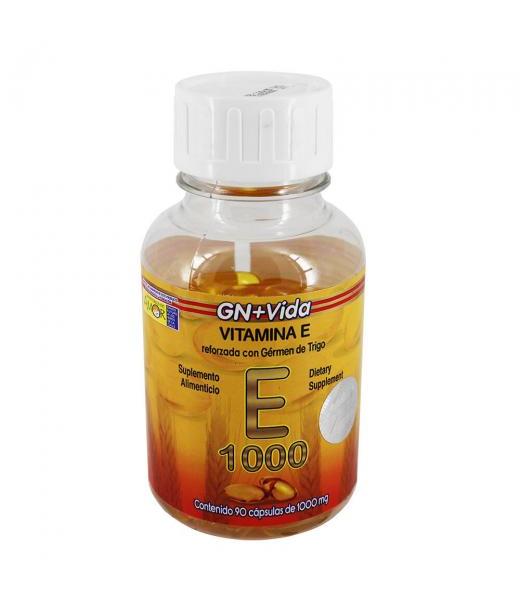 CAPS. VITAMINA E 1000 C 90 C 1000MG. REFORZADA CON GERMEN DE TRIG GN+VIDA