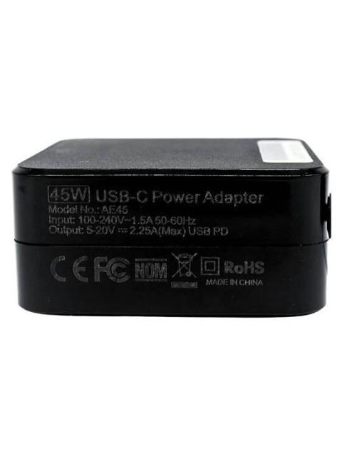 CARGADOR - ADAPTADOR PARA LAPTOP GENERICO ACUSBC45W TIPO C 20V-2.25A