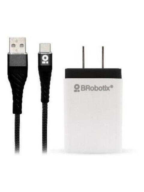 CARGADOR BROBOTIX USB C CABLE TIPO C CARGA RAPIDA 963325 -