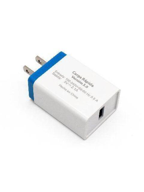 BROBOTIX CARGADOR USB 963332 1X USB 2.0 AZUL - INCLUYE CABLE USB DE 1 METRO