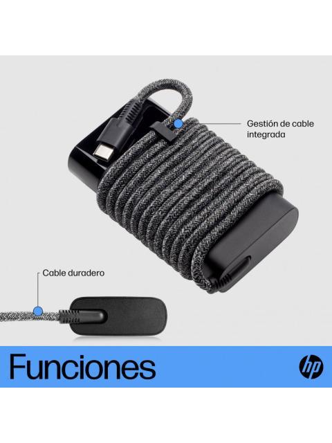 CARGADOR HP USBC 65 W 671R3AA PARA LAPTOPS