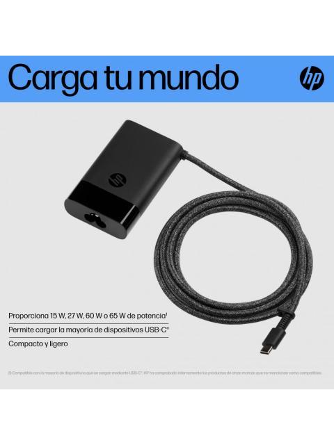 CARGADOR HP USBC 65 W 671R3AA PARA LAPTOPS