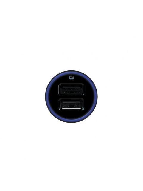 CARGADOR MOBIFREE CARGADOR DE COCHE 2 PUERTOS USB NEGRO AUTO CORRIENTE ALTERNA USB 2