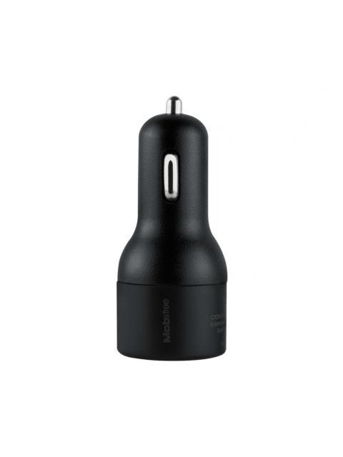 CARGADOR MOBIFREE CARGADOR DE COCHE 2 PUERTOS USB NEGRO AUTO CORRIENTE ALTERNA USB 2