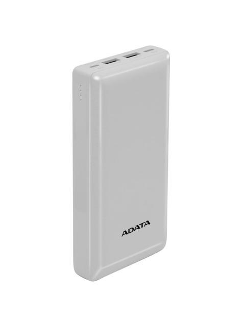 CARGADOR PORTATIL ADATA POWER BANK C20 20.000MAH BLANCO