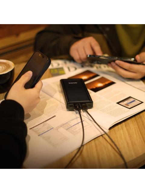 CARGADOR PORTATIL ADATA POWER BANK C20 20.000MAH NEGRO