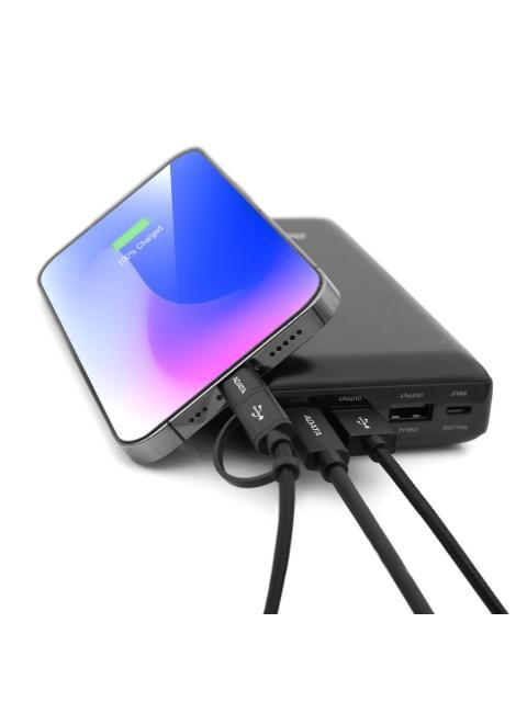 CARGADOR PORTATIL ADATA POWER BANK C20 20.000MAH NEGRO