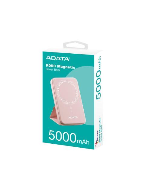 CARGADOR PORTATIL ADATA POWER BANK R050 5000MAH ROSA