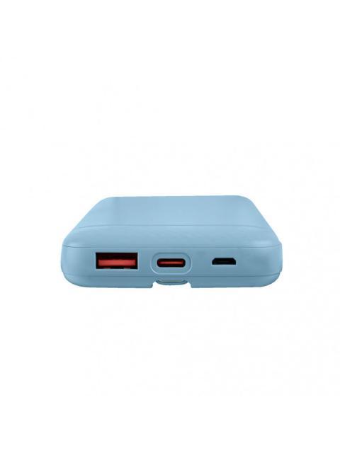 CARGADOR PORTATIL PERFECT CHOICE POWER BANK BOLT 10.000MAH AZUL