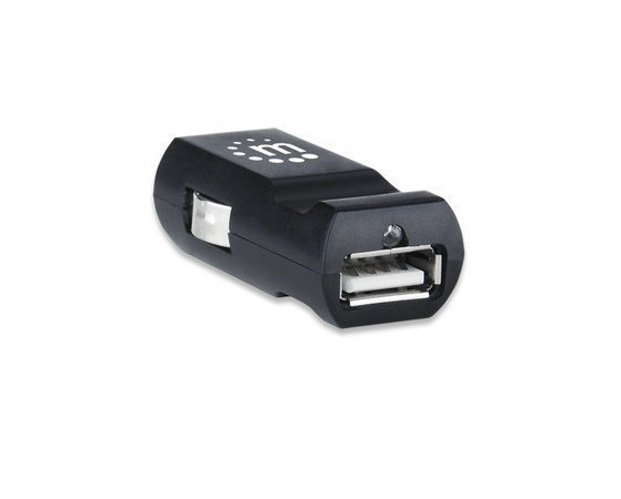 MANHATTAN CARGADOR USB POPCHARGE PARA AUTOMOVIL USB 2.0 NEGRO