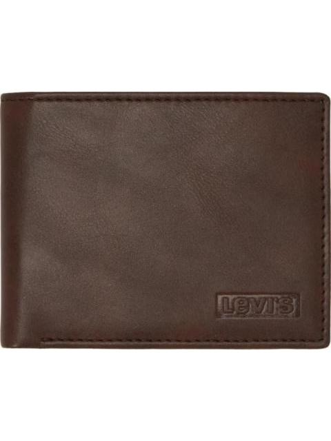 CARTERA CORTE SINTETICO CAFE LEVIS STRAUSS