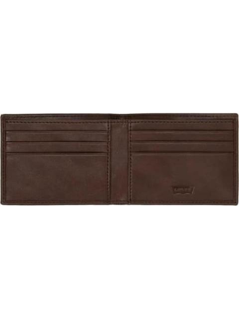 CARTERA CORTE SINTETICO CAFE LEVIS STRAUSS