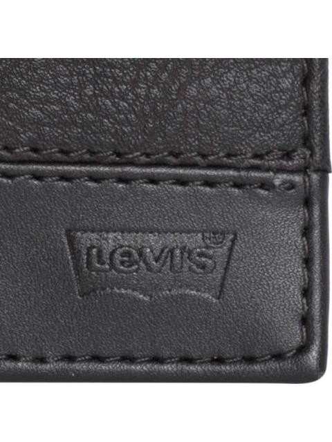 CARTERA CORTE SINTETICO NEGRO LEVIS STRAUSS
