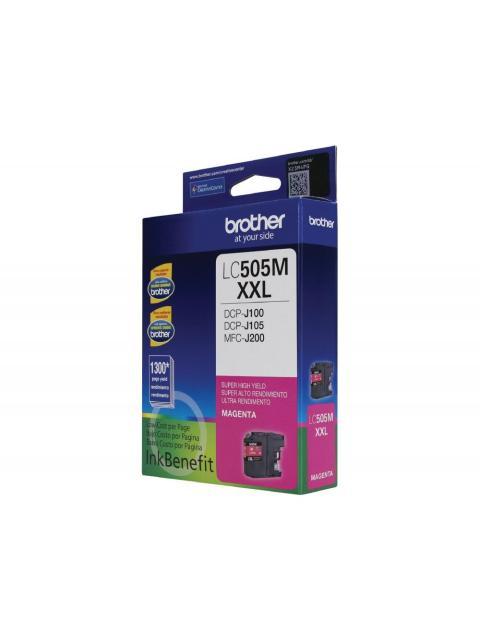 CARTUCHO BROTHER LC-505M MAGENTA 1300 PAGINAS