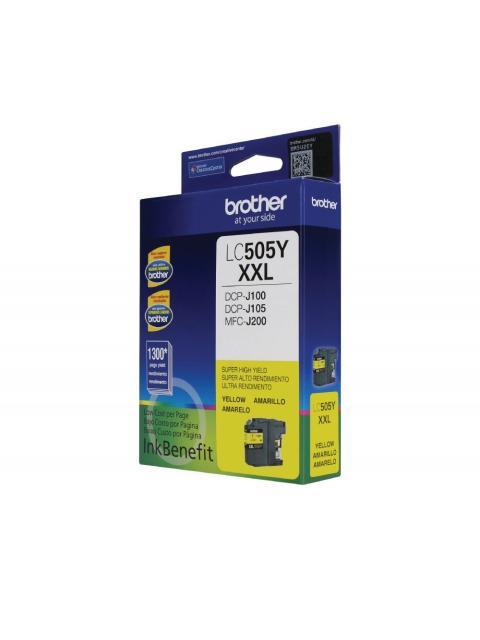 CARTUCHO BROTHER LC-505Y AMARILLO 1300 PAGINAS