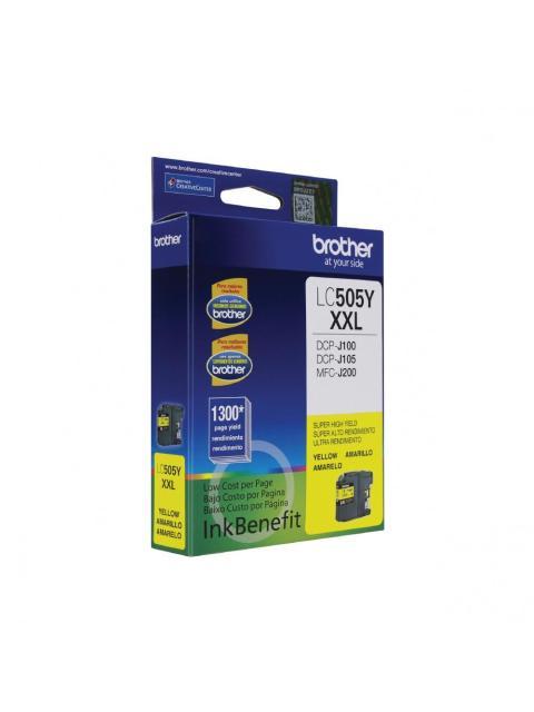 CARTUCHO BROTHER LC-505Y AMARILLO 1300 PAGINAS