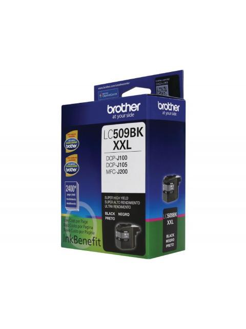 CARTUCHO BROTHER LC-509BK NEGRO 2400 PAGINAS