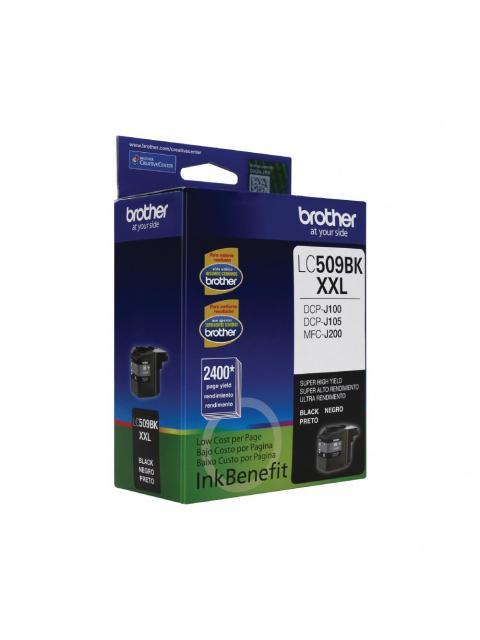 CARTUCHO BROTHER LC-509BK NEGRO 2400 PAGINAS