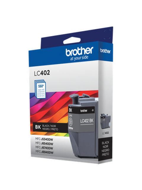CARTUCHO DE TINTA BROTHER LC402BK NEGRO