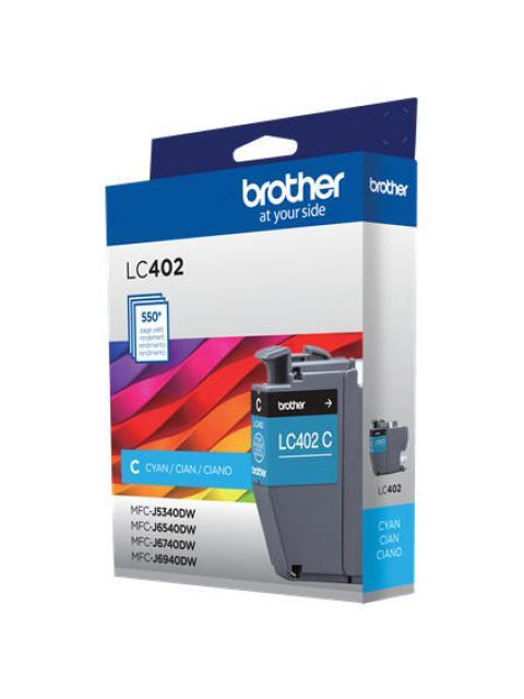 CARTUCHO DE TINTA BROTHER LC402C CYAN