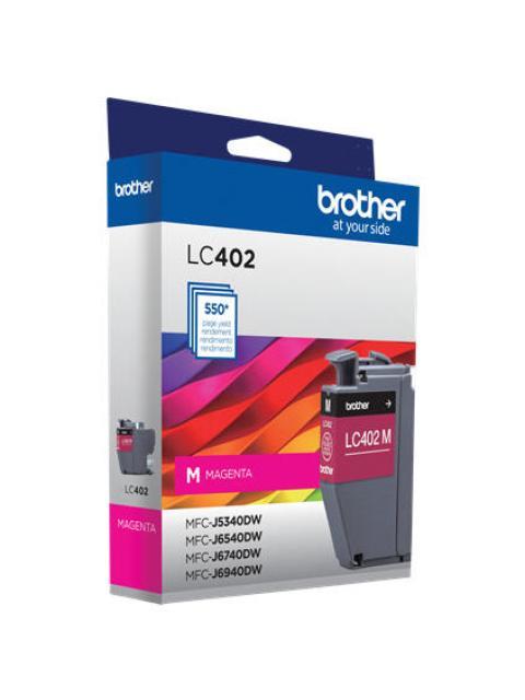 CARTUCHO DE TINTA BROTHER LC402M MAGENTA