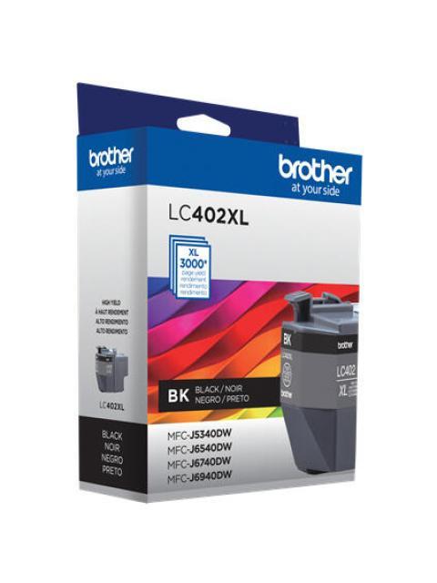CARTUCHO DE TINTA BROTHER LC402XLBK NEGRO
