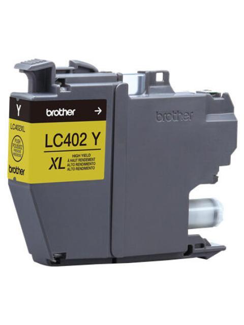 CARTUCHO DE TINTA BROTHER LC402XLY AMARILLO