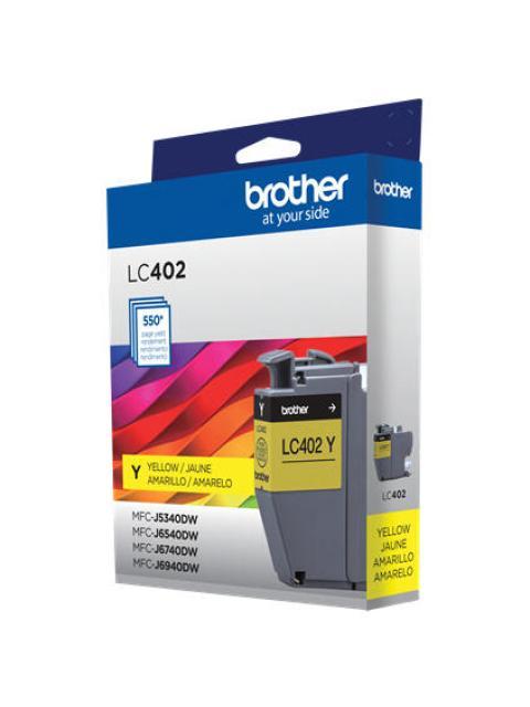 CARTUCHO DE TINTA BROTHER LC402Y AMARILLO