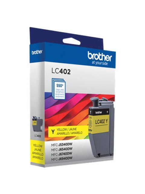 CARTUCHO DE TINTA BROTHER LC402Y AMARILLO