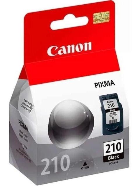 CARTUCHO CANON PG-210 NEGRO 250 PAGINAS 9ML