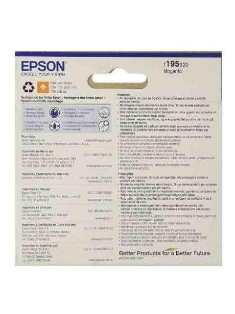 CARTUCHO EPSON 195 MAGENTA 210 PAGINAS