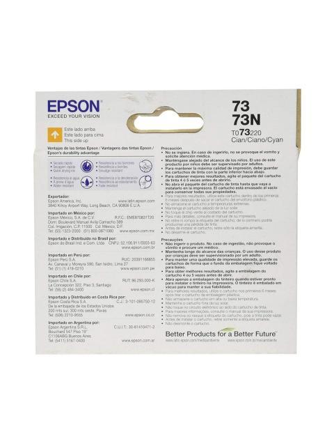 CARTUCHO EPSON 73N NEGRO 250 PAGINAS