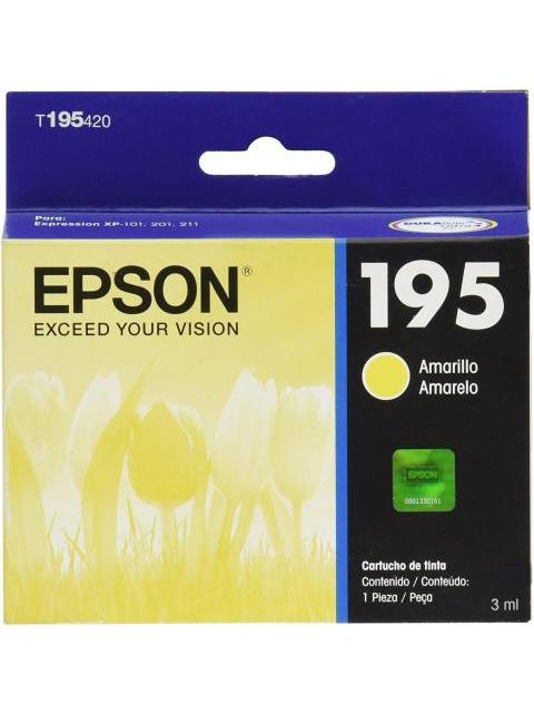 CARTUCHO EPSON 195 AMARILLO 210 PAGINAS