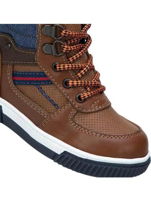 CASUAL BOTIN SUELA BICOLOR COGNAC BLASITO