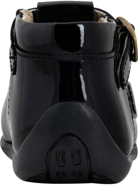 BOTIN ESCOLAR DE PIEL NEGRO COLOSO