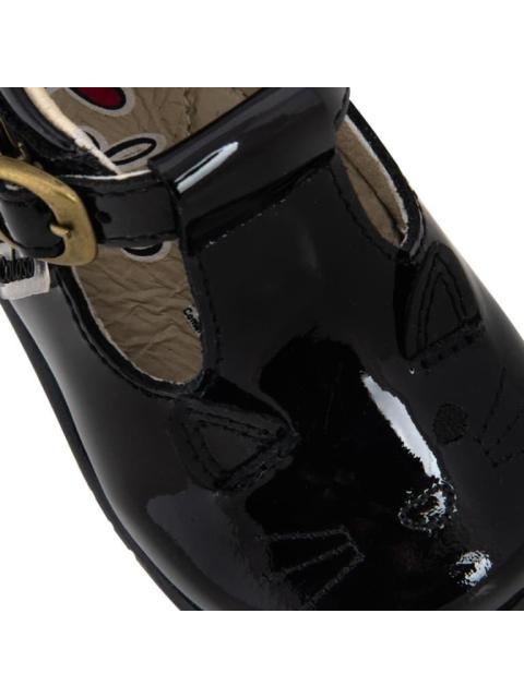 BOTIN ESCOLAR DE PIEL NEGRO COLOSO