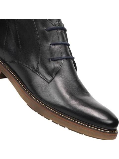BOTIN CASUAL AGUJETA NEGRO SCHATZ SPORT