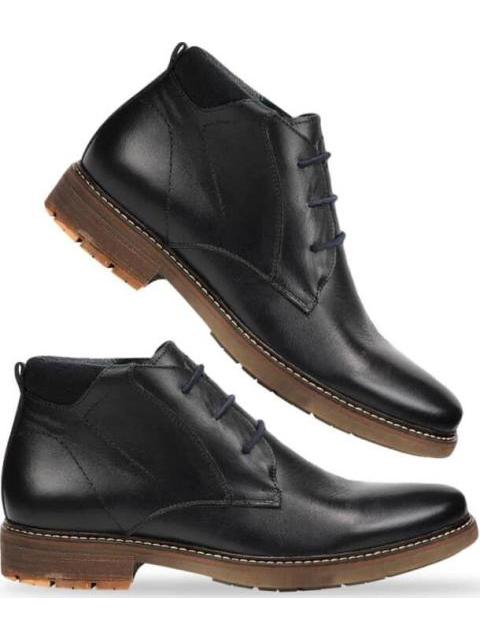 BOTIN CASUAL AGUJETA NEGRO SCHATZ SPORT