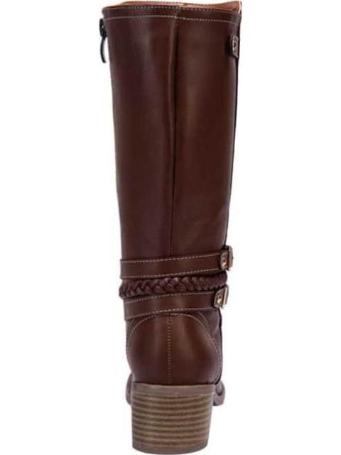 BOTA ALTA HEBILLAS COGNAC TROPICANA N
